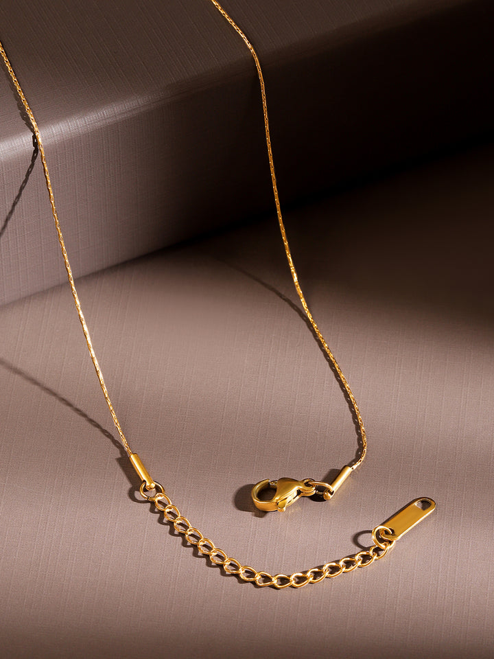 Tender Heart & Pearl Charm Necklace Chain