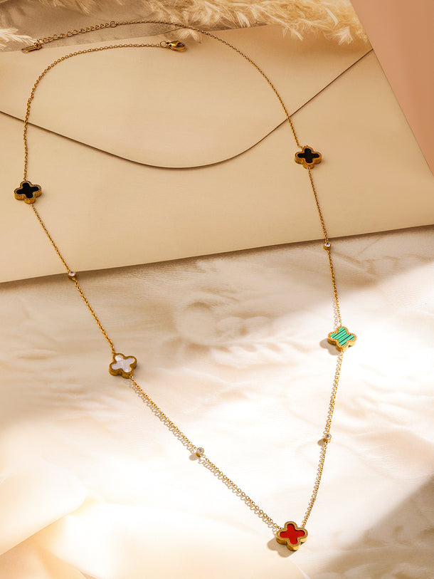 Modern Multicolour Necklace Chain