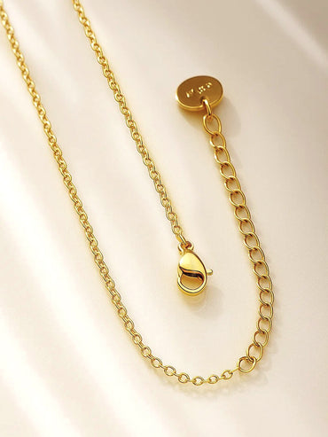 Loopy Dreams Gold Plated Chain Necklace