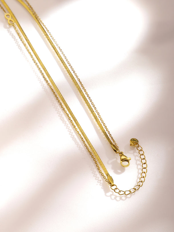 Evil Eye Guardian Charm Layred Necklace