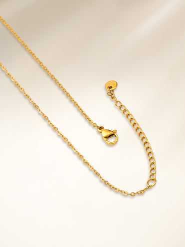 Rubans Voguish 18K Gold-Plated Stainless Steel Tarnish-Free Waterproof Butterfly Necklace