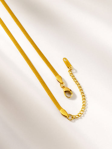 Rubans Voguish 18K Gold-Plated Stainless Steel Tarnish-Free Waterproof Evil Eye Necklace