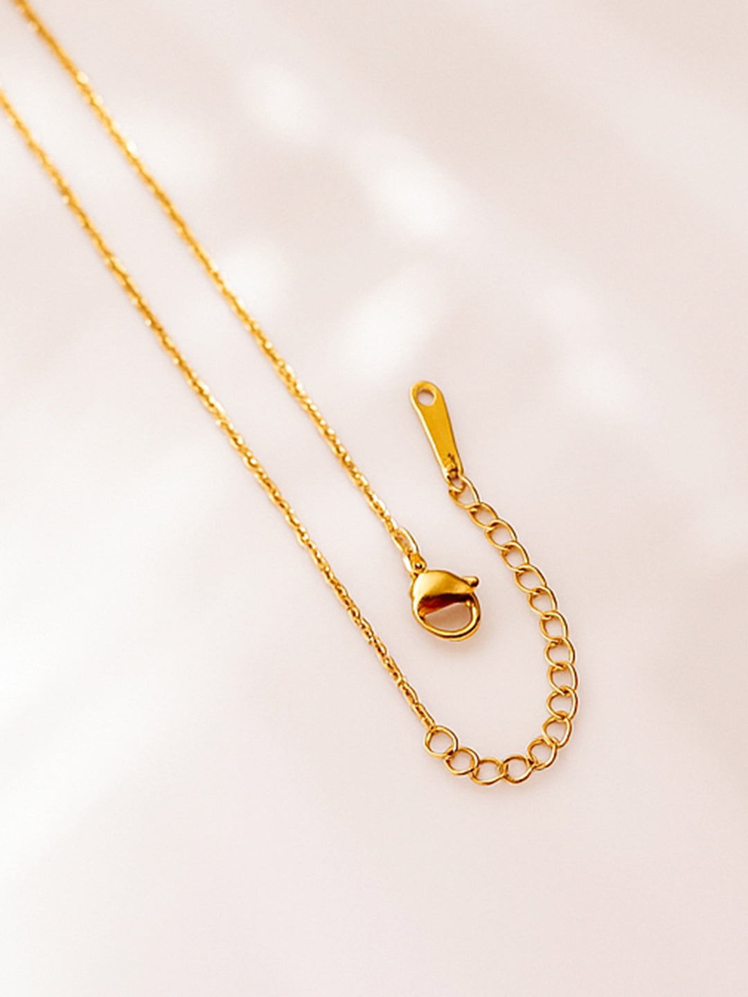 Rubans Voguish 18K Gold-Plated Stainless Steel Tarnish-Free Waterproof Butterfly Necklace