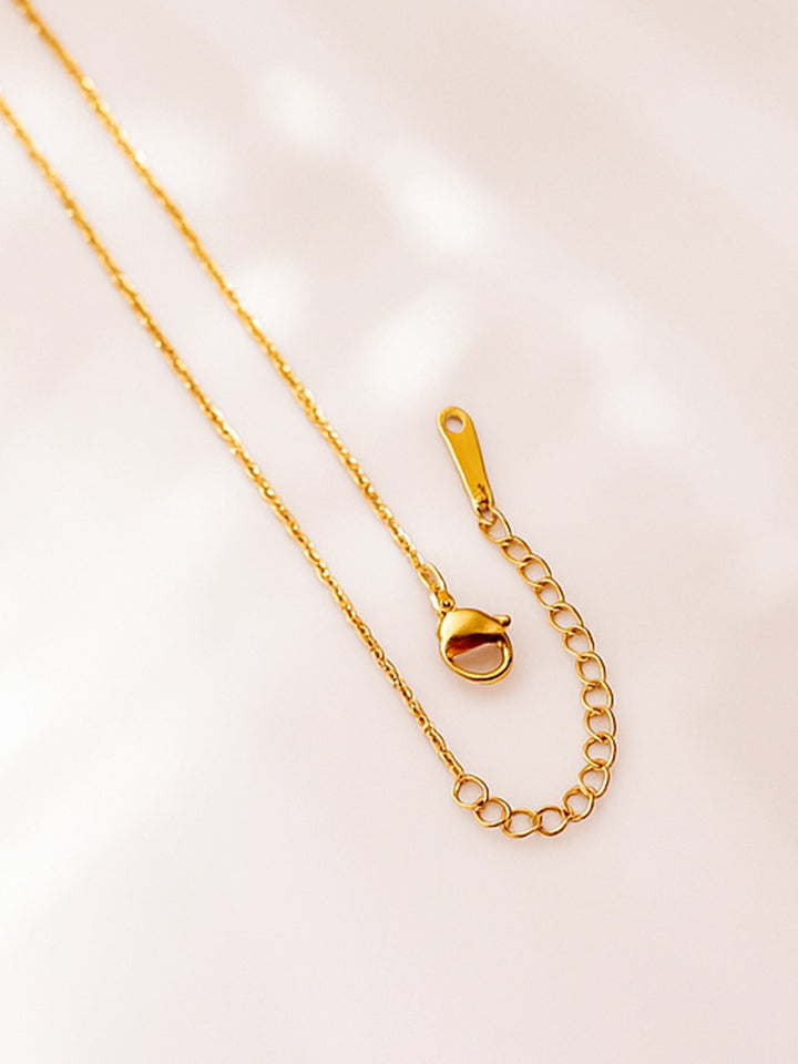 Rubans Voguish 18K Gold-Plated Stainless Steel Tarnish-Free Waterproof Butterfly Necklace