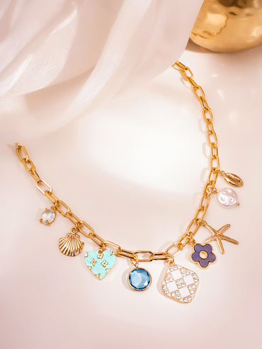 Freshly Creafted Charms Necklace Chain