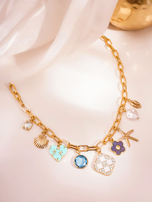 Freshly Creafted Charms Necklace Chain