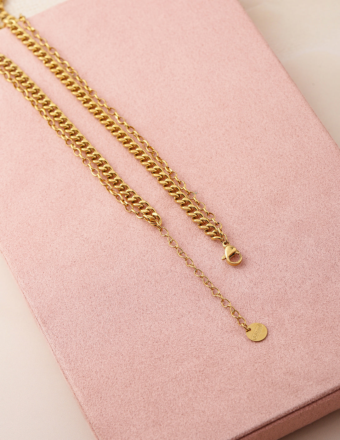 Evil Eye Accent Multi Layered Necklace