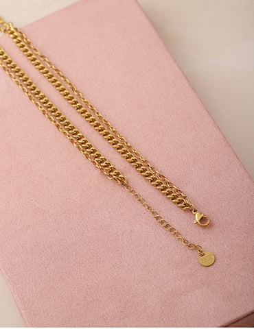 Evil Eye Sleek Necklace Chain