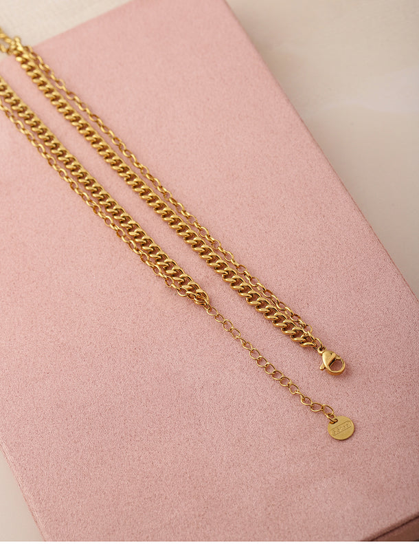 Evil Eye Sleek Necklace Chain