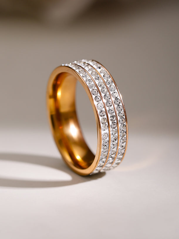Triple Layer Eternity Band