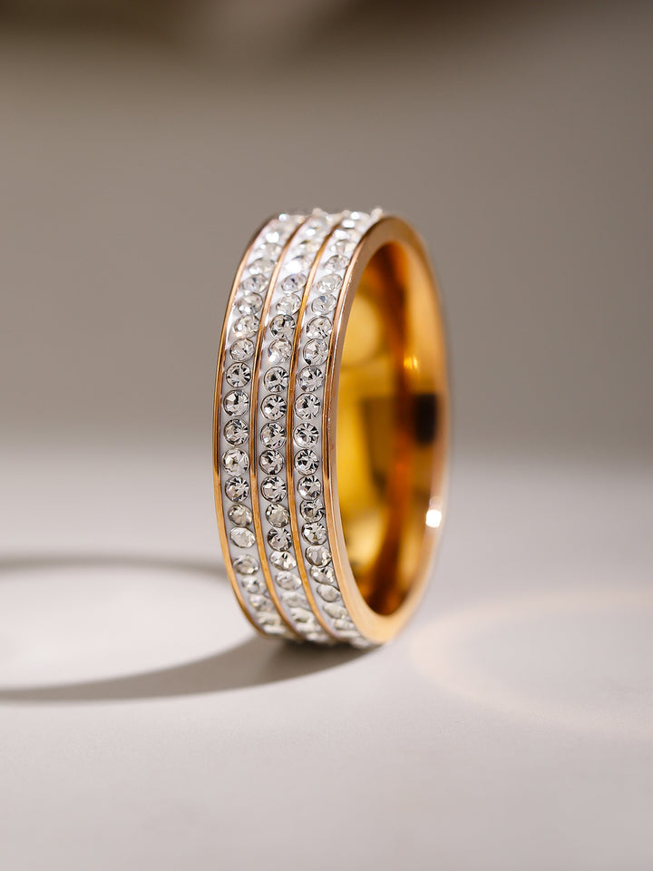Triple Layer Eternity Band