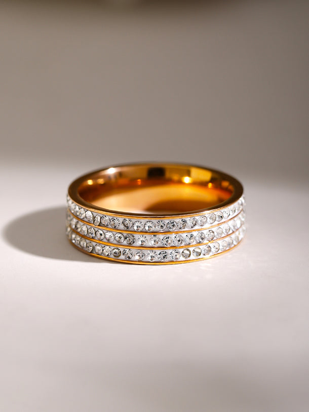 Triple Layer Eternity Band