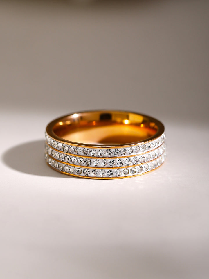 Triple Layer Eternity Band