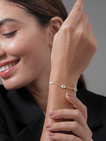 Dainty Evil Eye Bracelet