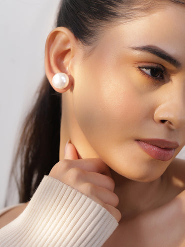 Pearl Stud Earrings