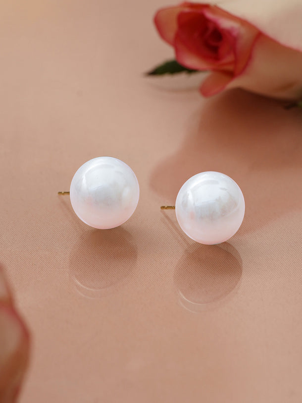 Pearl Stud Earrings