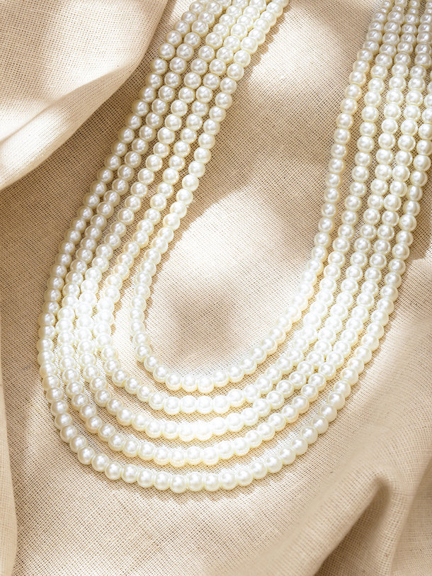 Enchanted Pearl Beads Necklace
