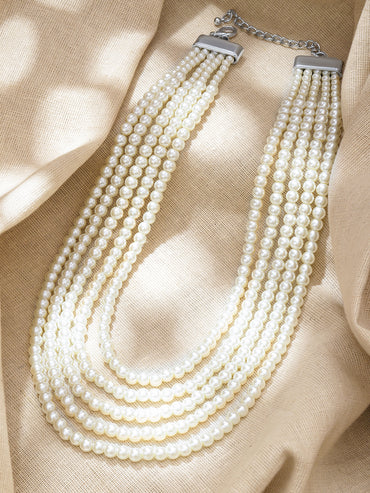 Enchanted Pearl Beads Necklace