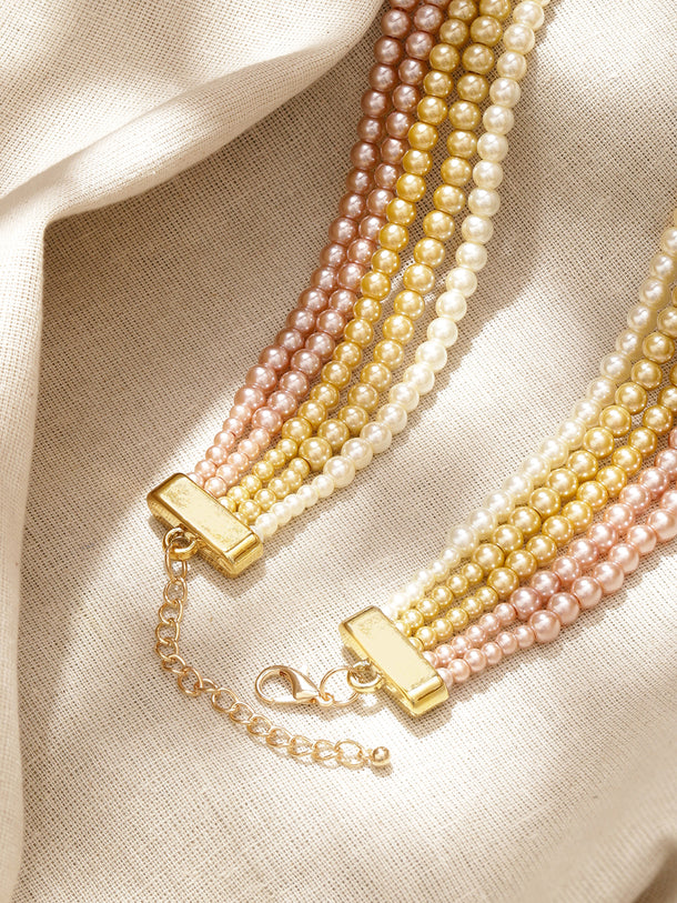 Enchanted Pearl Beads Necklace