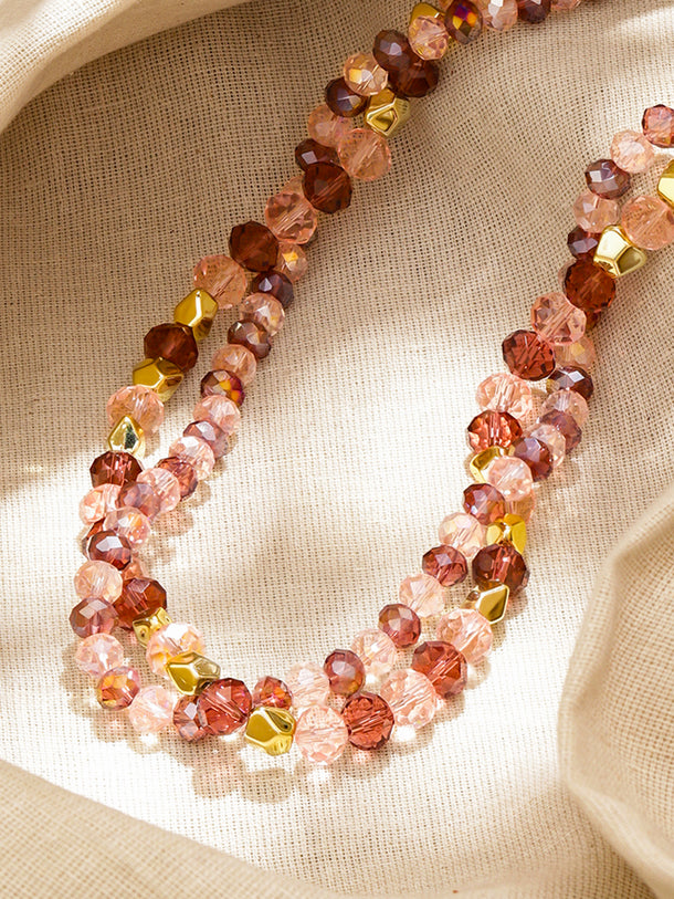 Multi Layered Beaded Necklace