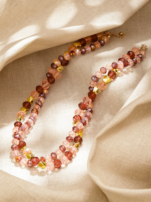 Multi Layered Beaded Necklace