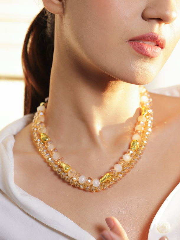 Multi-Layered Beaded Necklace