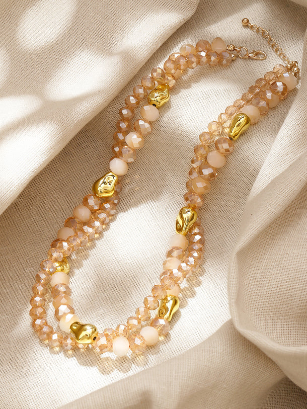 Multi-Layered Beaded Necklace