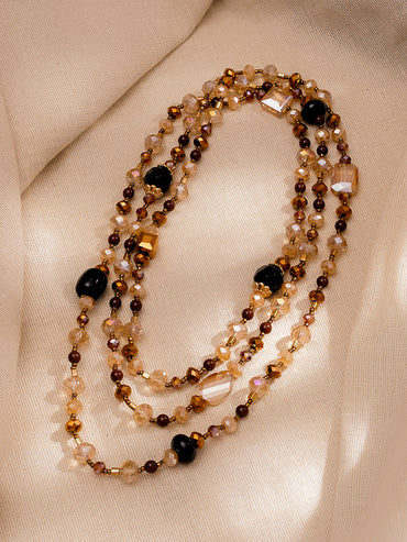 Modern Multicolour Beaded Fashion Necklace