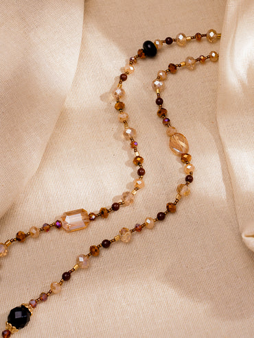 Modern Multicolour Beaded Fashion Necklace