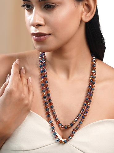 Everyday Luxe Crystal Beaded Necklace