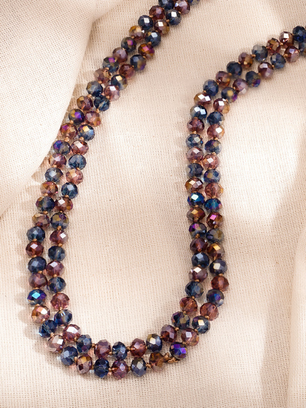 Everyday Luxe Crystal Beaded Necklace