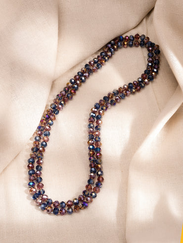 Everyday Luxe Crystal Beaded Necklace