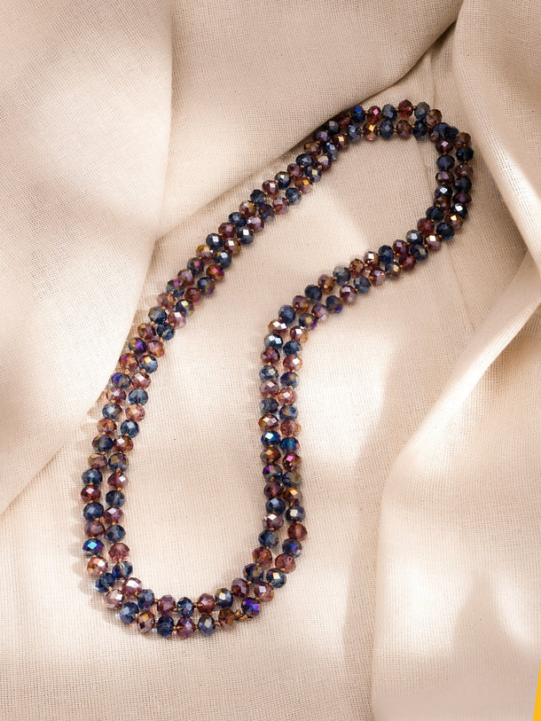 Everyday Luxe Crystal Beaded Necklace