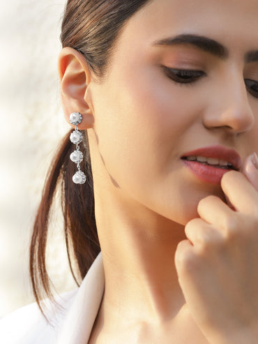 Pearl Dew Delicate Drop Earrings