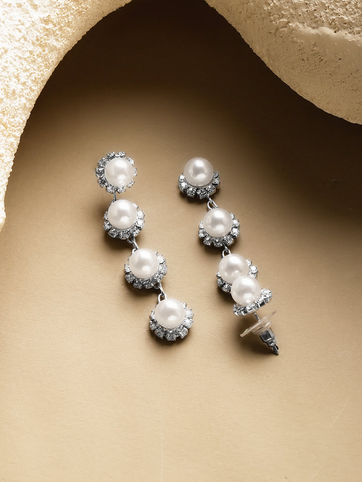 Pearl Dew Delicate Drop Earrings