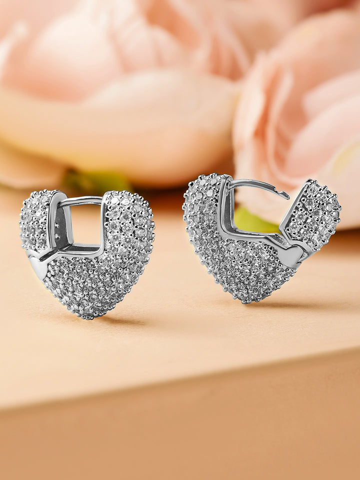 She Wore Her Heart in Sparkle Hoops