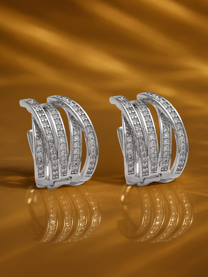 American Diamond Zirconia Huggies