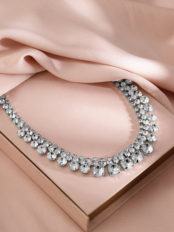 Earthen Crystal Studded Necklace