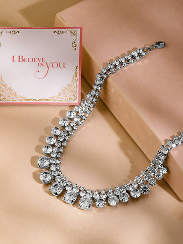 Earthen Crystal Studded Necklace