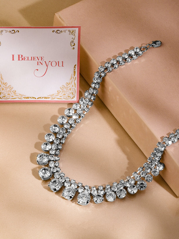 Earthen Crystal Studded Necklace