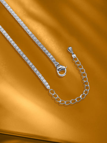 Dainty American Diamond Zirconia Pendant