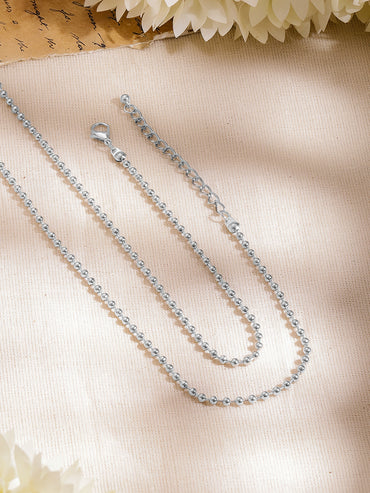 Oxidised Blue Enamel Statement Long Necklace