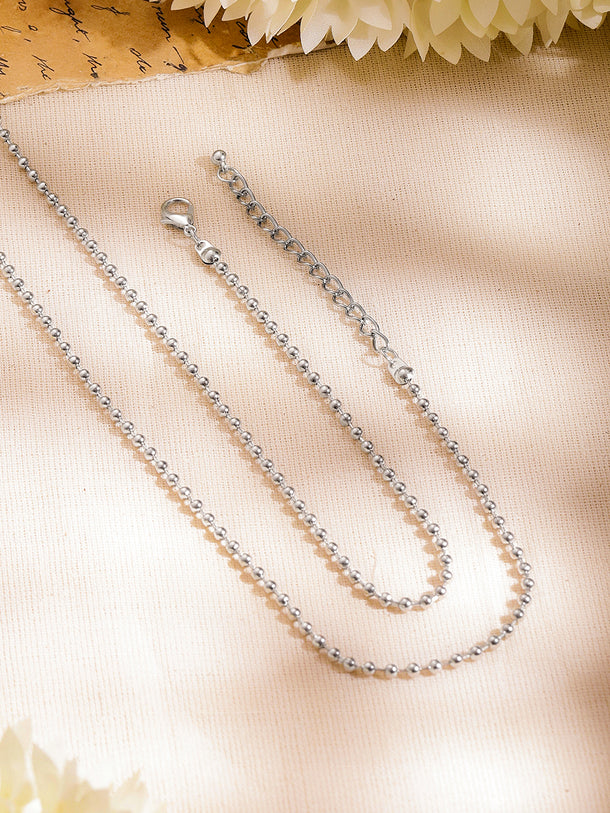 Oxidised Silver Blue Enamel Statement Necklace