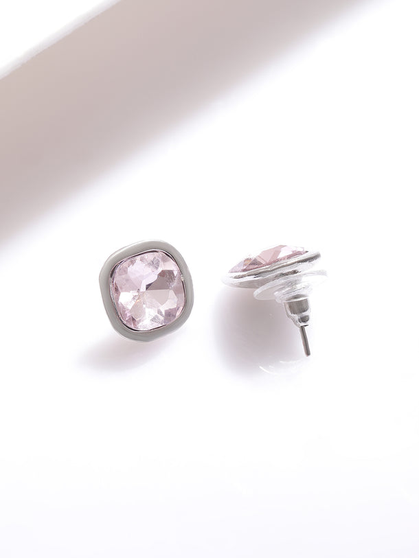 Pink & White Crystal Necklace Set
