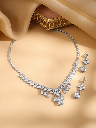 Crystal Fusion Necklace Set