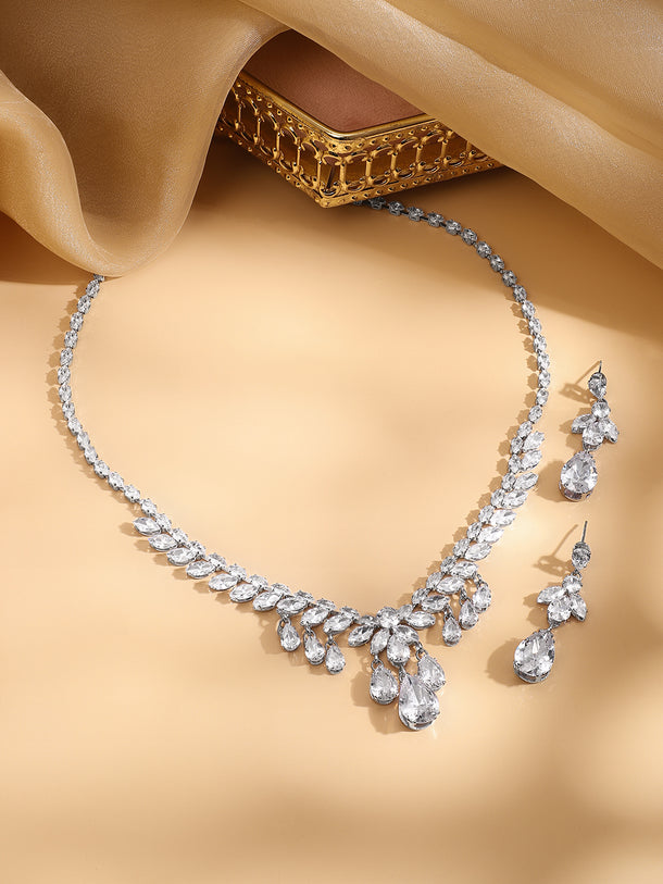 Crystal Fusion Necklace Set