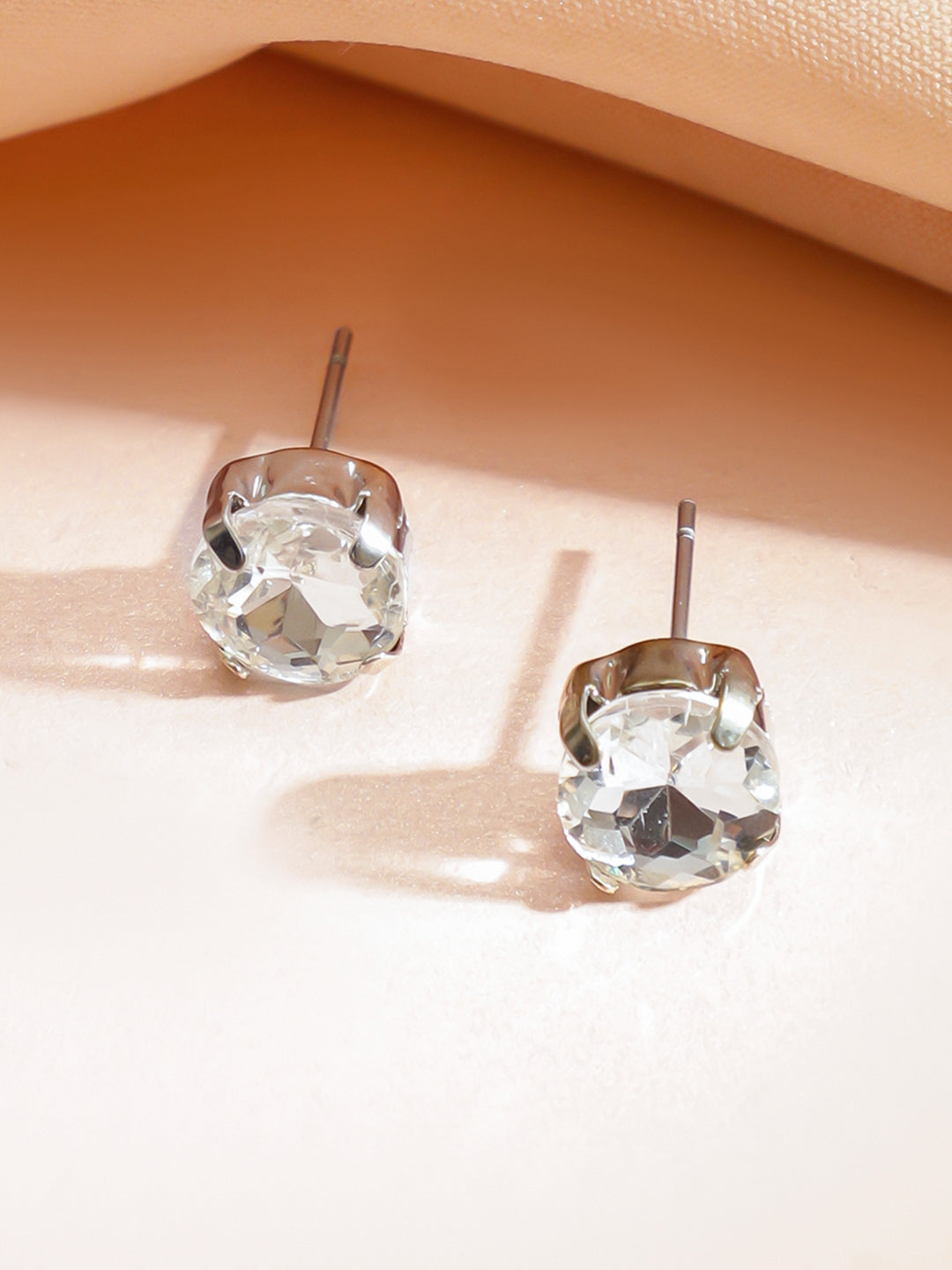 Minimal Pearl American Diamond Zirconia Necklace Set