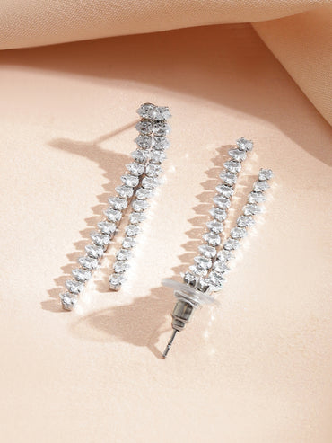 Crystal Studded Necklace Set