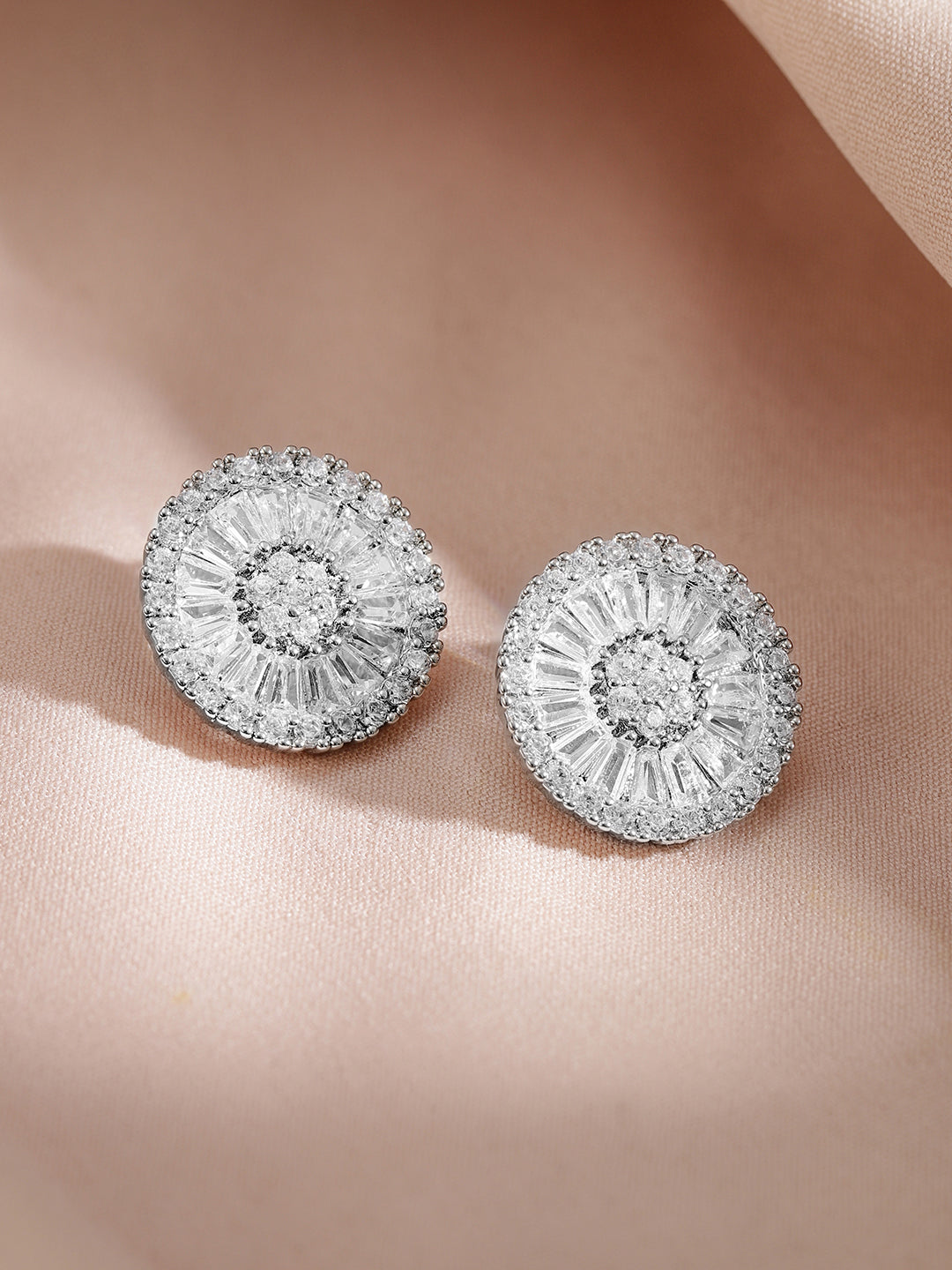 Crystal Pendant Necklace Set