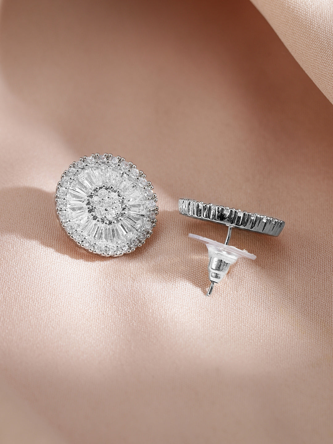 Crystal Pendant Necklace Set